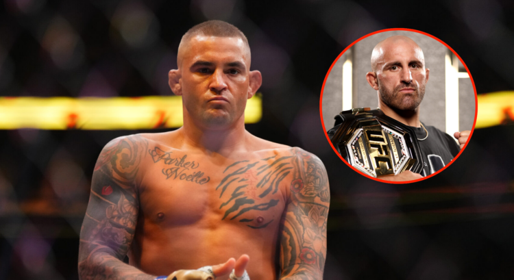 Split of Dustin Poirier and Alexander Volkanovski