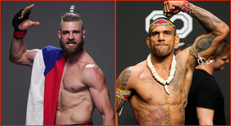 Side by side of Alex Pereira and Jiri Prochazka