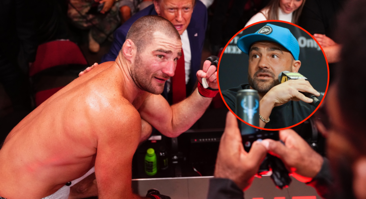 Sean Strickland and Eddie Alvarez