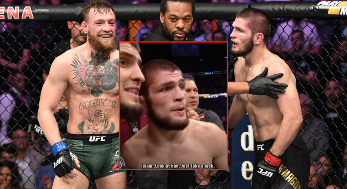 Conor McGregor, Khabib Nurmagomedov and Islam Makhachev