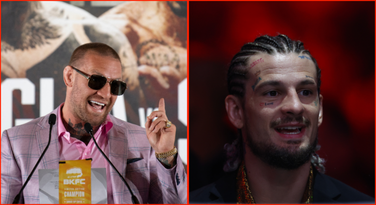 Conor McGregor at BKFC Spain press conference and Sean O'Malley commentating