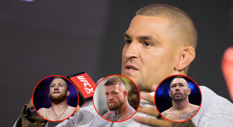 Dustin Poirier, Conor McGregor, Justin Gaethje and Colby Covington