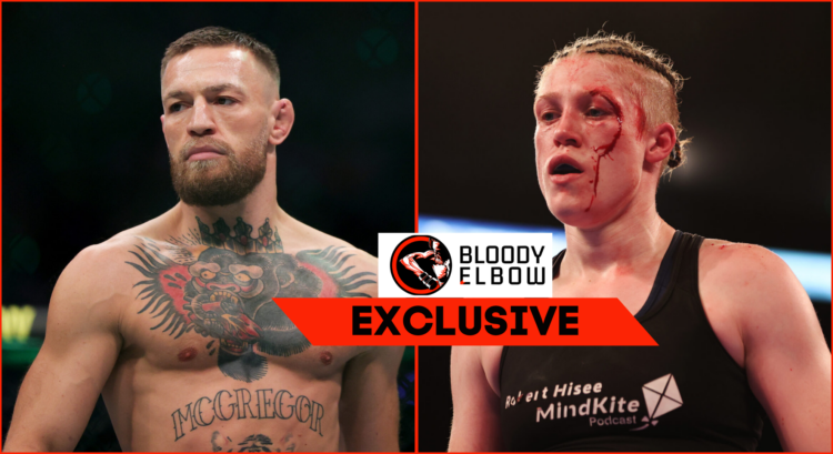 Side by side of Hannah Rankin and Conor McGregor