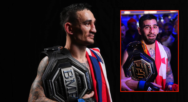 Pop out of Max Holloway with the BMF belt, and Ilia Topuria after beating Volkanovski