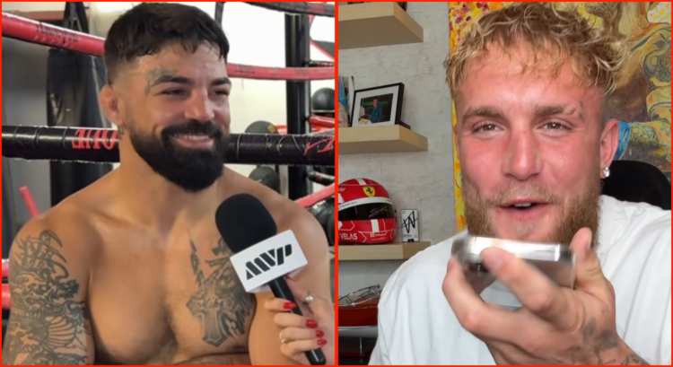 Composite image of Mike Perry and Jake Paul