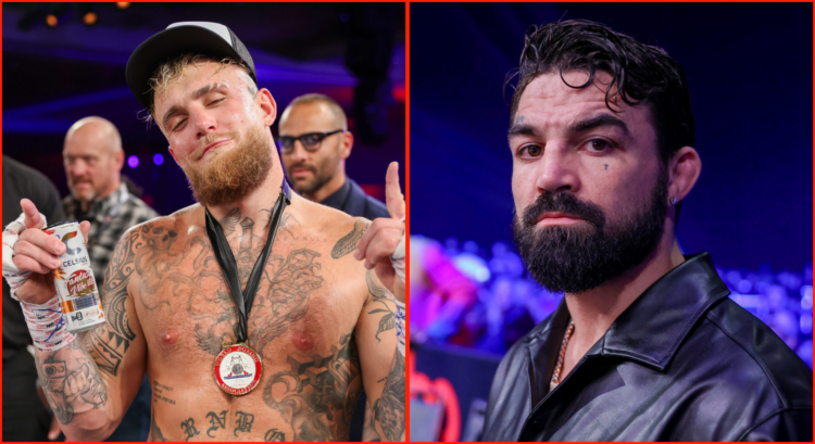 Side by side of Jake Paul and Mike Perry