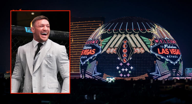 Pop out of Conor McGregor and The Sphere