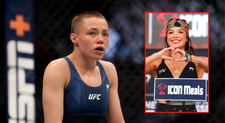 Side by side of Rose Namajunas and Tracy Cortez