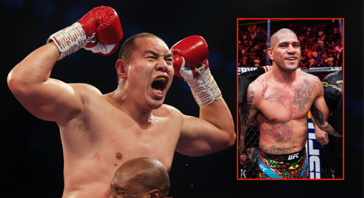 Side by side of Zhilei Zhang and Alex Pereira