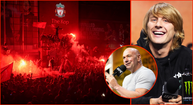 Pop out of Paddy Pimblett and Dana White at the UFC 304 press conference, and Liverpool FC fans celebrating outside of Anfield Stadium