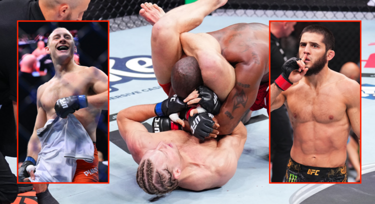 Pop out of Paddy Pimblett after his submission win at UFC 304 and Islam Makhachev after his KO win over Volkanovski