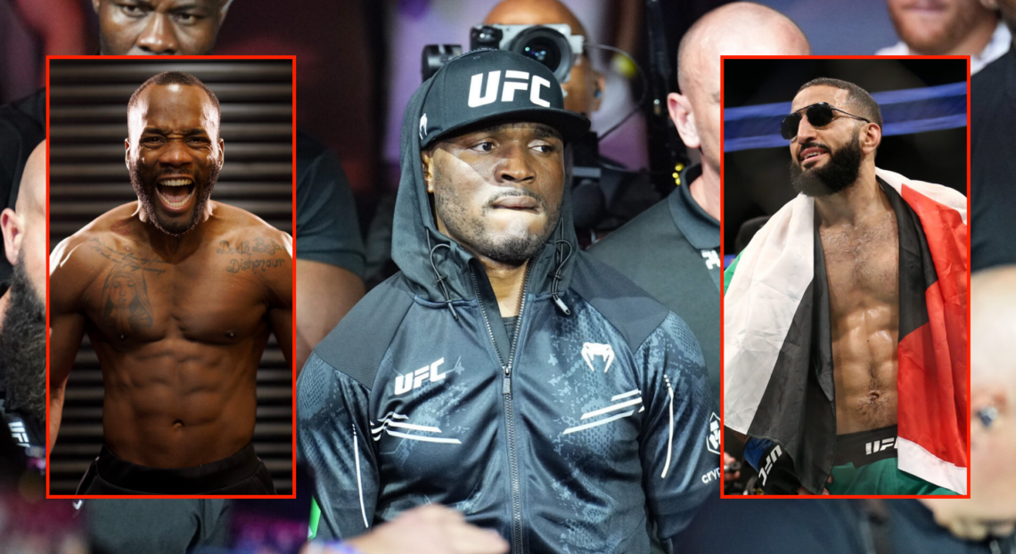 Pop out of Kamaru Usman, Leon Edwards and Belal Muhammad