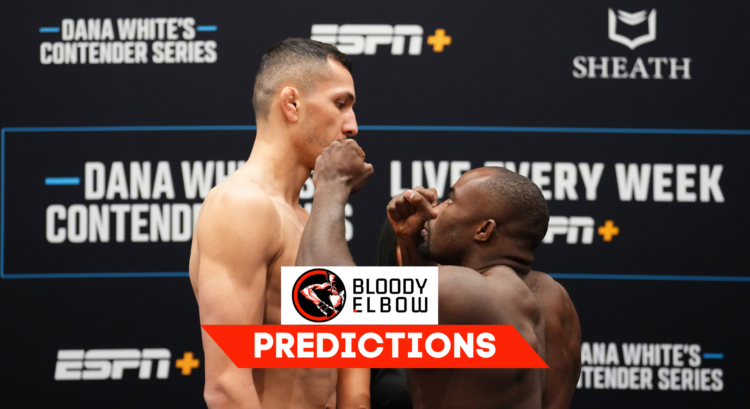 Torrez Finney and Cam Rowston face off at DWCS weigh-ins