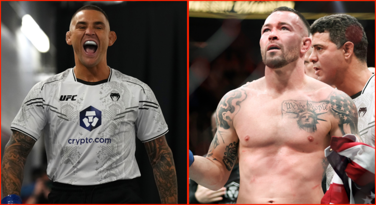 Dustin Poirier (left) Colby Covington (right)