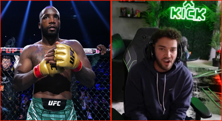Left: Leon Edwards Right: Adin Ross