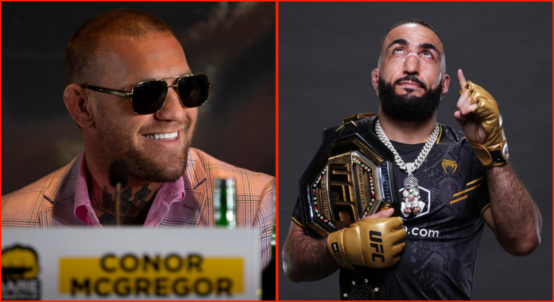 Split of Conor McGregor at BKFC and Belal Muhammad at UFC 304