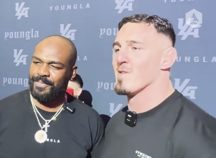 Jon Jones and Tom Aspinall
