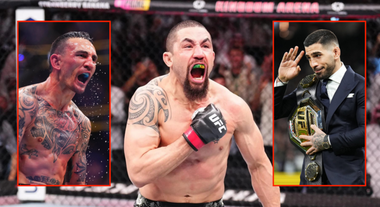Pop out of Robert Whittaker at UFC Saudi Arabia, Max Holloway at UFC 300 and Ilia Topuria at the Santiago Bernabeu