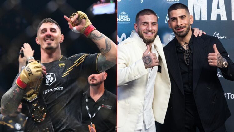 Tom Aspinall predicts 2 vs 1 fight with Topuria brothers