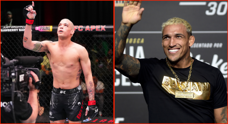 Bryan Battle (left) and Charles Oliveira (right)