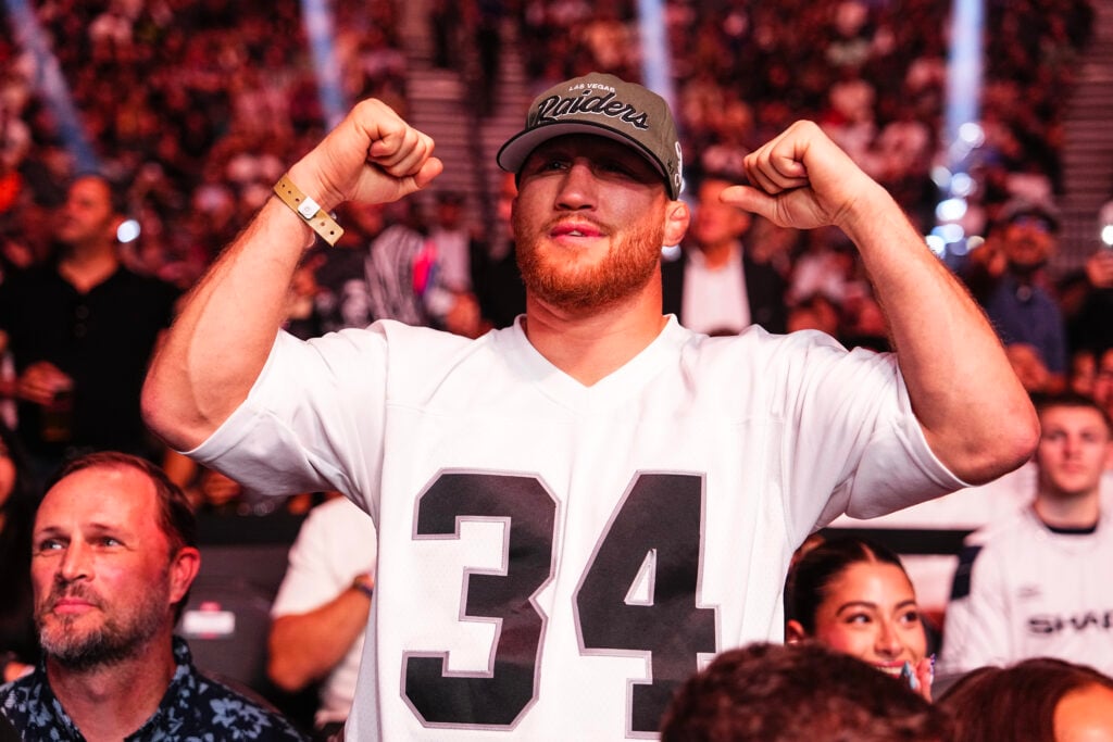 Justin Gaethje in attendance at UFC 303 this past June