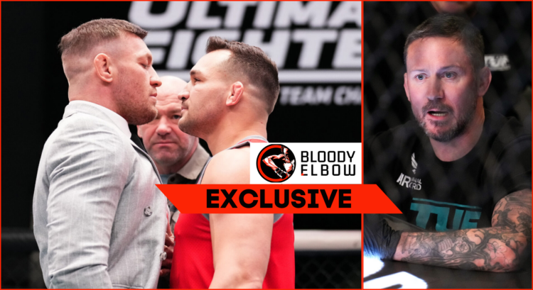Split of John Kavanagh on TUF and McGregor facing off with Chandler on TUF