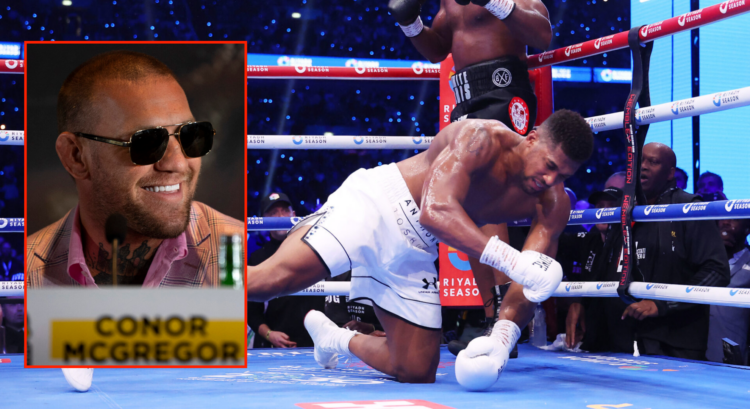 Pop out of Conor McGregor at BKFC and Anthony Joshua being knocked out by Daniel Dubois