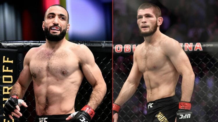 Khabib Nurmagomedov ordered coffee while grappling Belal Muhammad
