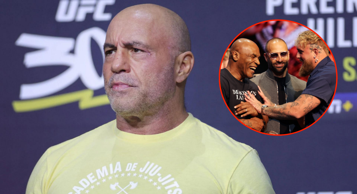 Pop out of Joe Rogan at UFC 300 and Paul vs Tyson faceoff