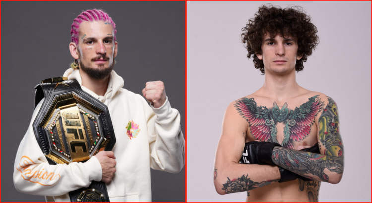 Side by side of Sean O'Malley at UFC 292 and on DWCS