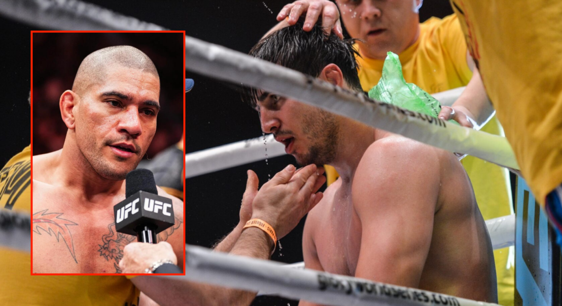 Split of Alex Pereira at UFC 303 and Artem Vakhitov at Kick Boxing World Championship in Paris