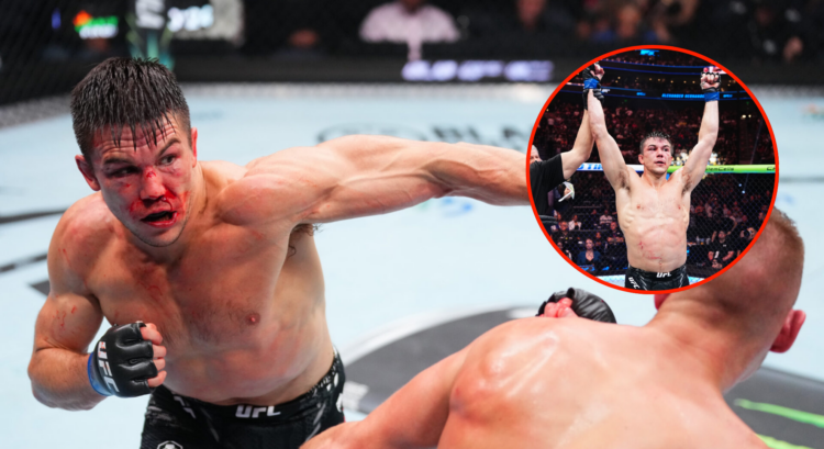 Pop out of Alexander Hernandez during and after his UFC 307 fight with Austin Hubbard