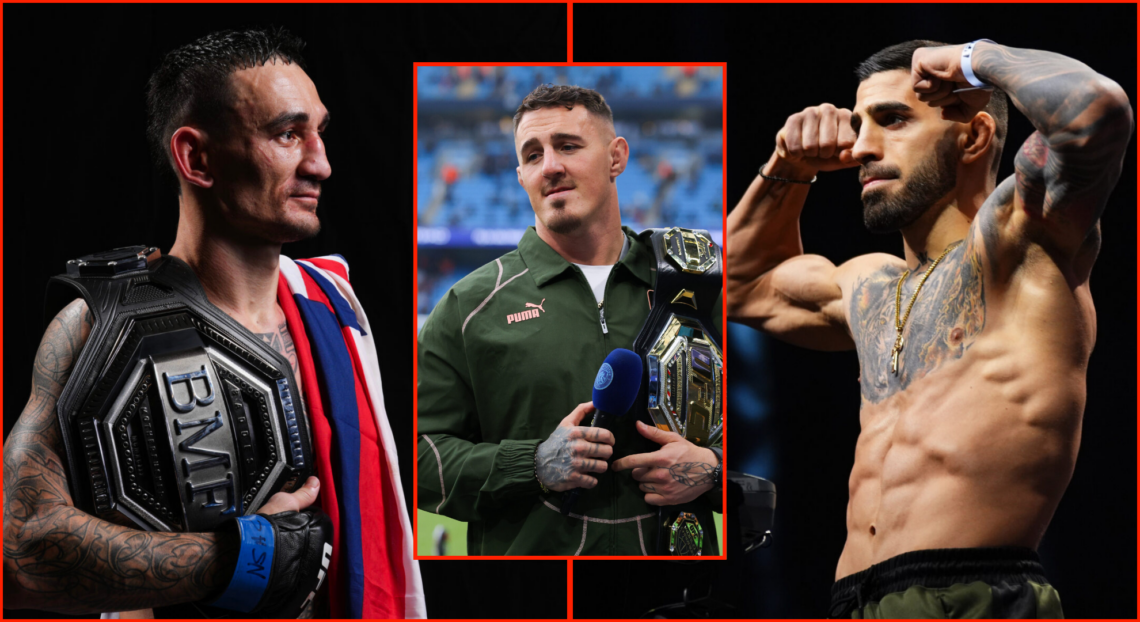 Pop out of Max Holloway at UFC 300, Tom Aspinall at Man City vs Arsenal, and Ilia Topuria at UFC 298