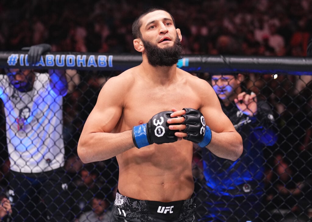 Khamzat Chimaev prepares for his fight with Karmaru Usman at UFC 294