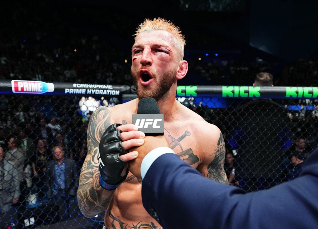 Dan Hooker speaks after beating Mateusz Gamrot at UFC 305