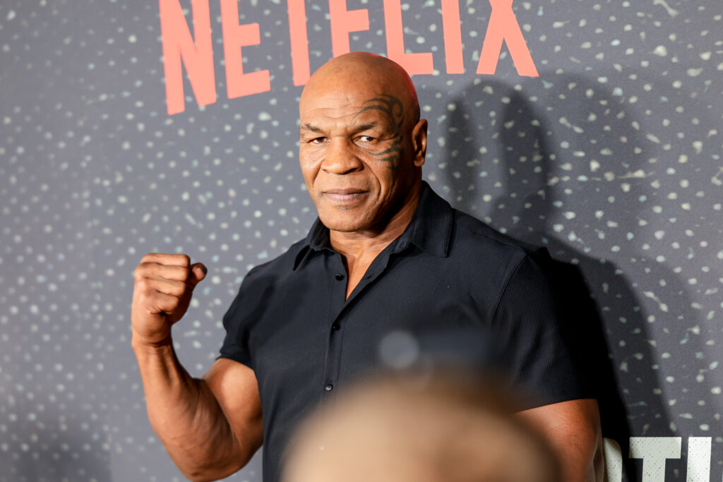 Mike Tyson at a film premiere