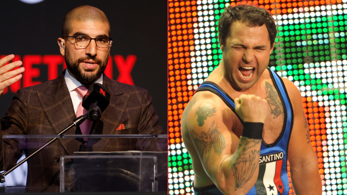 Ariel Helwani and Santino Marella