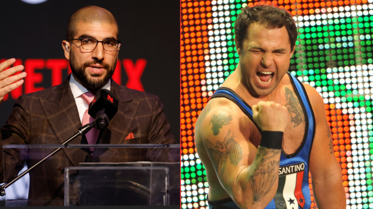 Ariel Helwani and Santino Marella