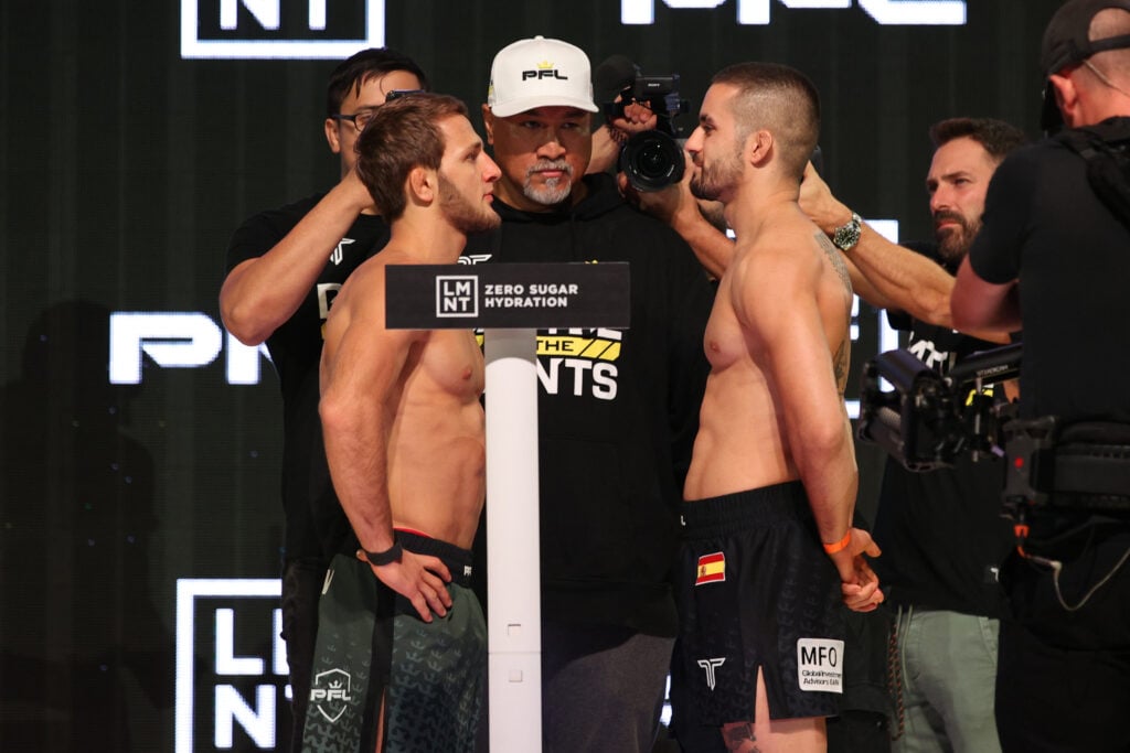 Ibragim Ibragimov facing off with Nacho Campos