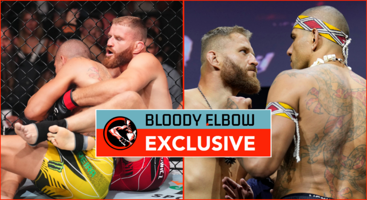 Side by side of Alex Pereira and Jan Blachowicz before and after UFC 291 title fight