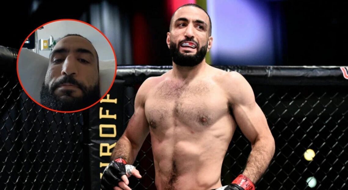 Bela Muhammad in hospital and in the octagon