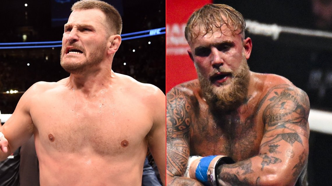 Stipe Miocic and Jake Paul