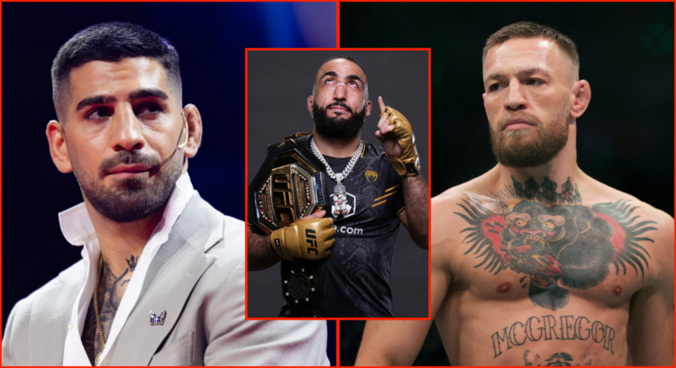 Split of Ilia Topuria at the ‘Topuria’ movie premiere, Belal Muhammad after UFC 304 and Conor McGregor at UFC 264