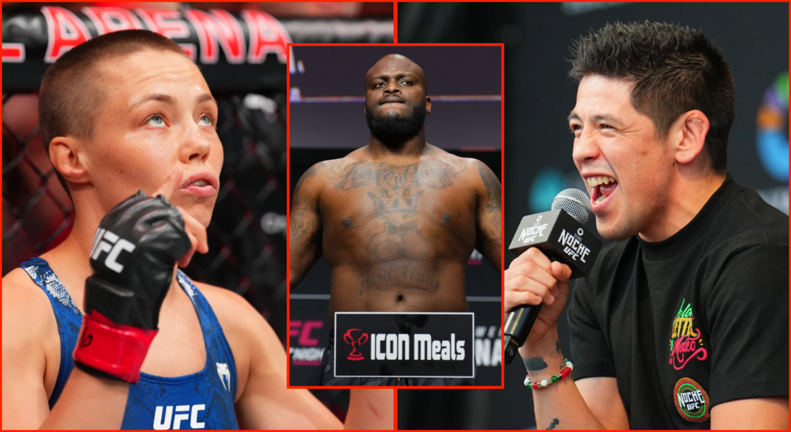 Split of Rose Namajunas at UFC Fight Night vs Tracy Cortez, Derrick Lewis at UFC Fight Night: Lewis vs Nascimento and Brandon Moreno at UFC 306 Q&A