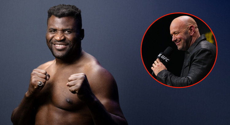 Pop out of Dana White at UFC 2024 Seasonal Press Conference and Francis Ngannou during a photoshoot in Paris