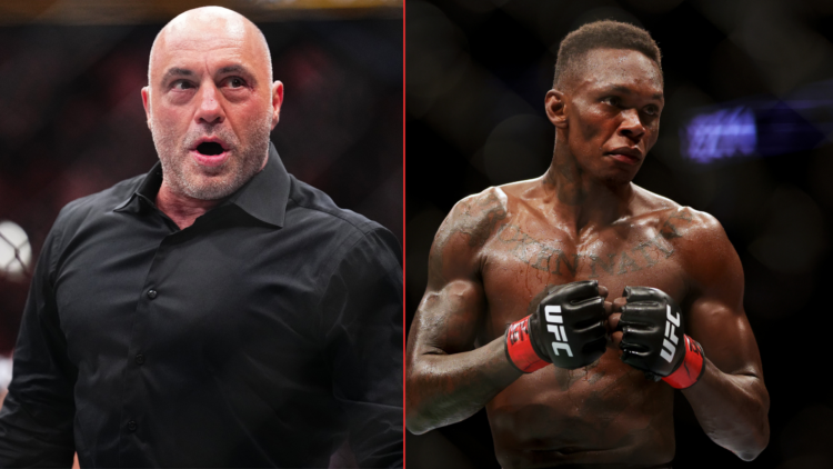 Joe Rogan and Israel Adesanya
