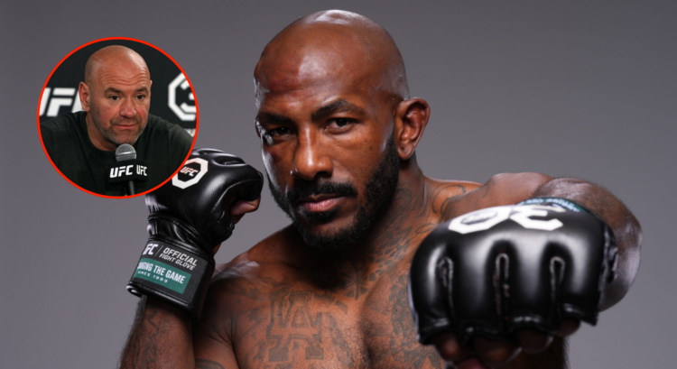 Pop out of Khalil Rountree Jr after UFC Fight Night: Song v Gutierrez and Dana White after