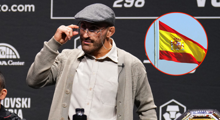 Pop out of Alex Volkanovski at UFC 298 and the Spanish flag