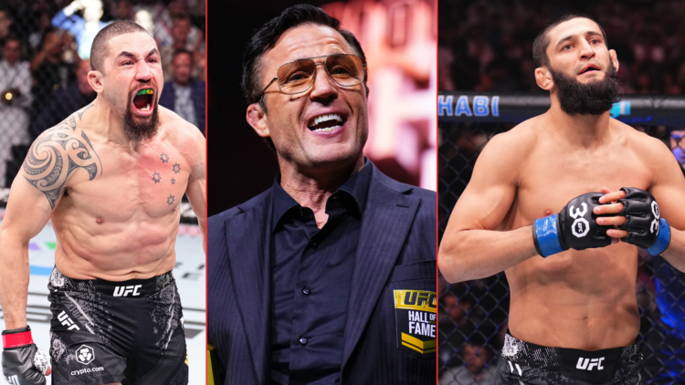 Robert Whittaker, Chael Sonnen and Khamzat Chimaev