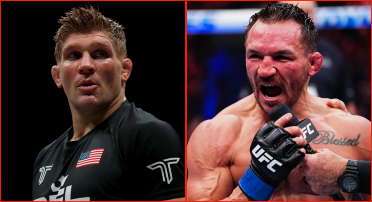 Side by side of Brent Primus at 2024 PFL 8: Hollywood Playoffs and Michael Chandler at UFC 309